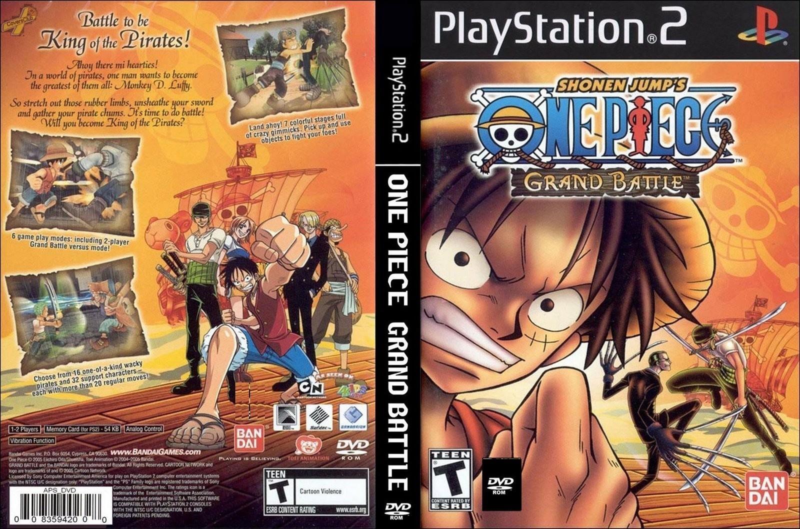 One Piece Grand Battle! (PlayStation 2, PSone, GameCube)