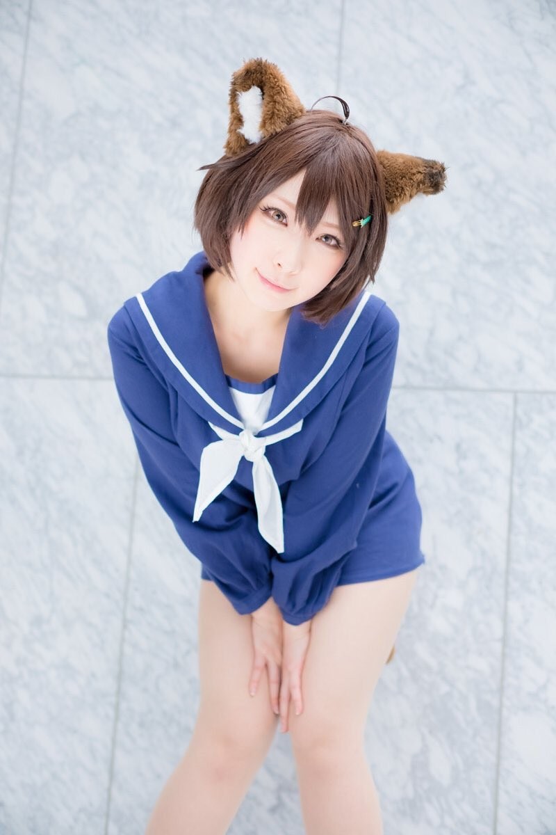 Brave Witches'ten Hikari Karibuchi Cosplayerı Miiko, 11 Şubat'ta Sofmap mağazalarında göründü: