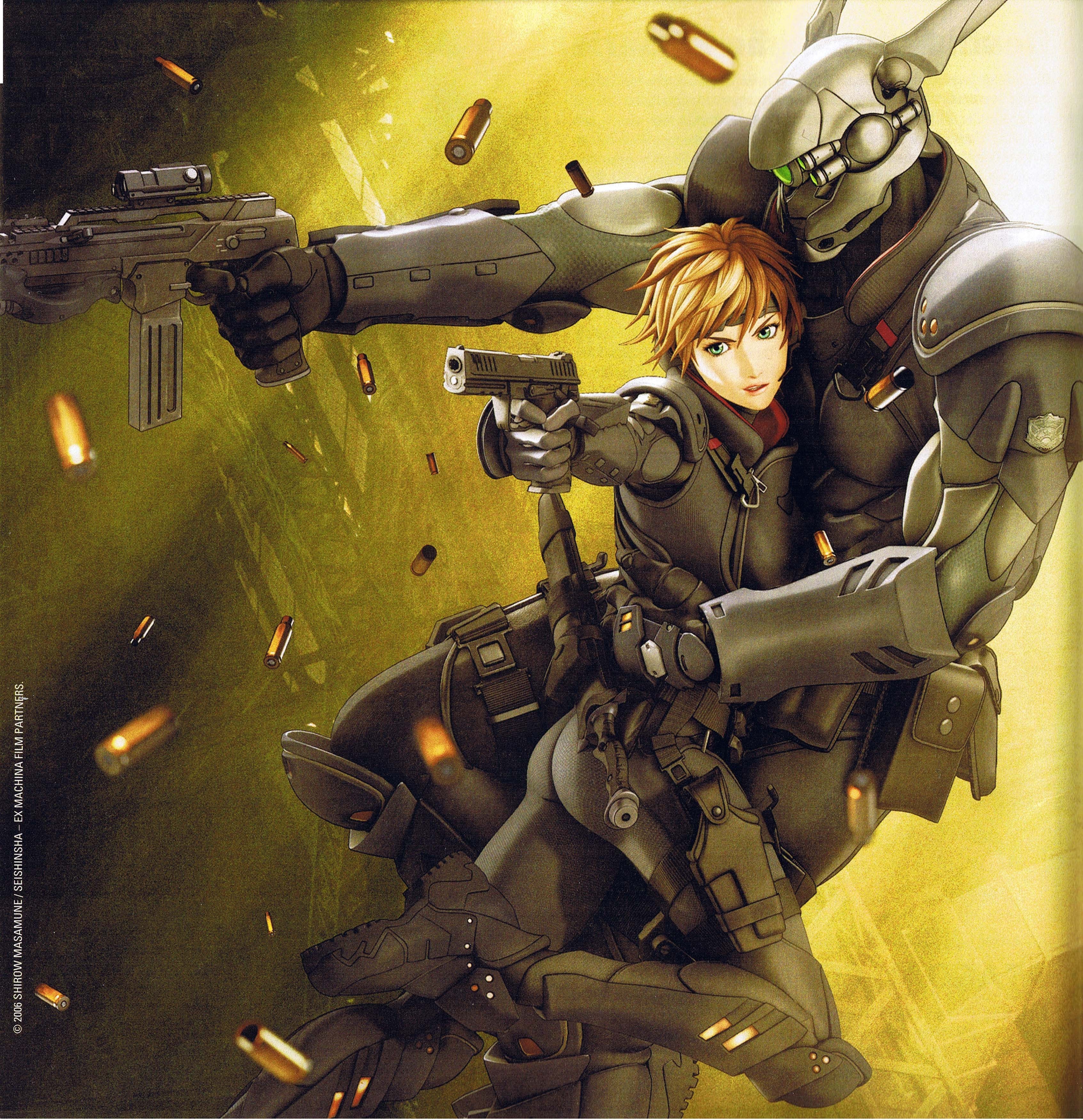 Briareos and Deunan (Appleseed)