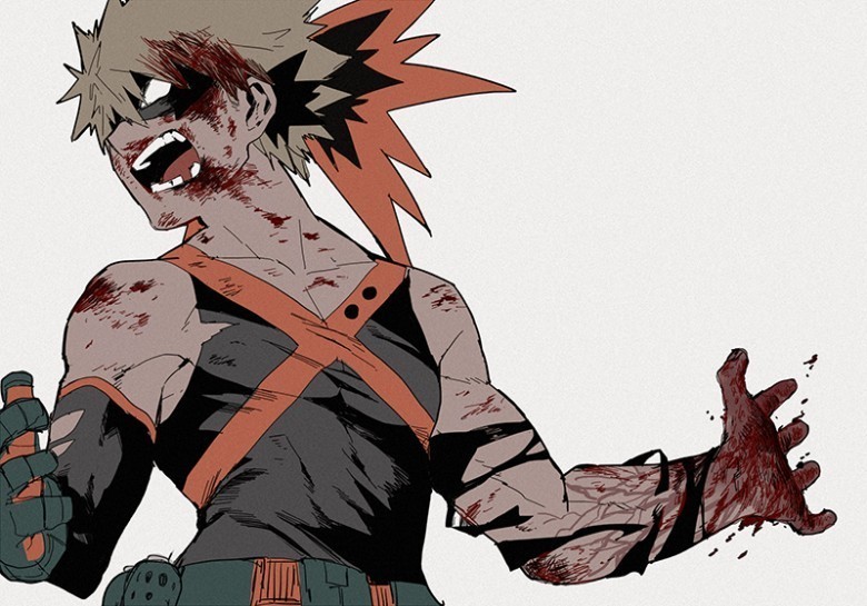 Katsuki Bakugou ilk tasarımlarda herkesi yanlışlıkla aşağılayan bir tip olarak düşünülmüştü ama daha sonra onun kötü bir karakter olmasına karar verildi.