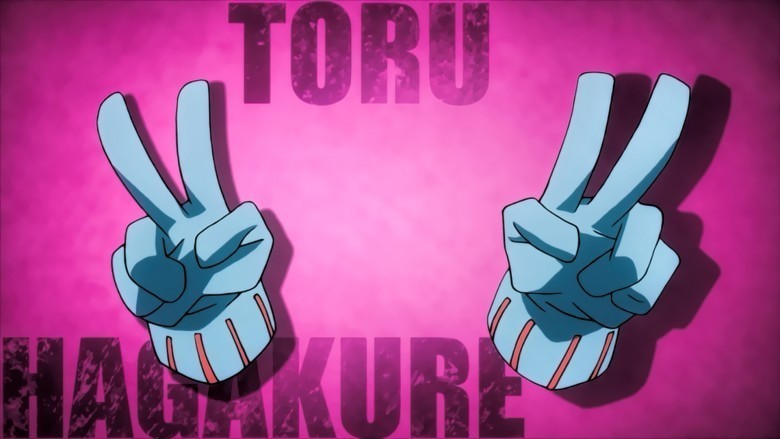Toru Hagakure aslında erkek olacaktı ama bir kızın görünmez olmasının daha komik olacağı düşünüldü.