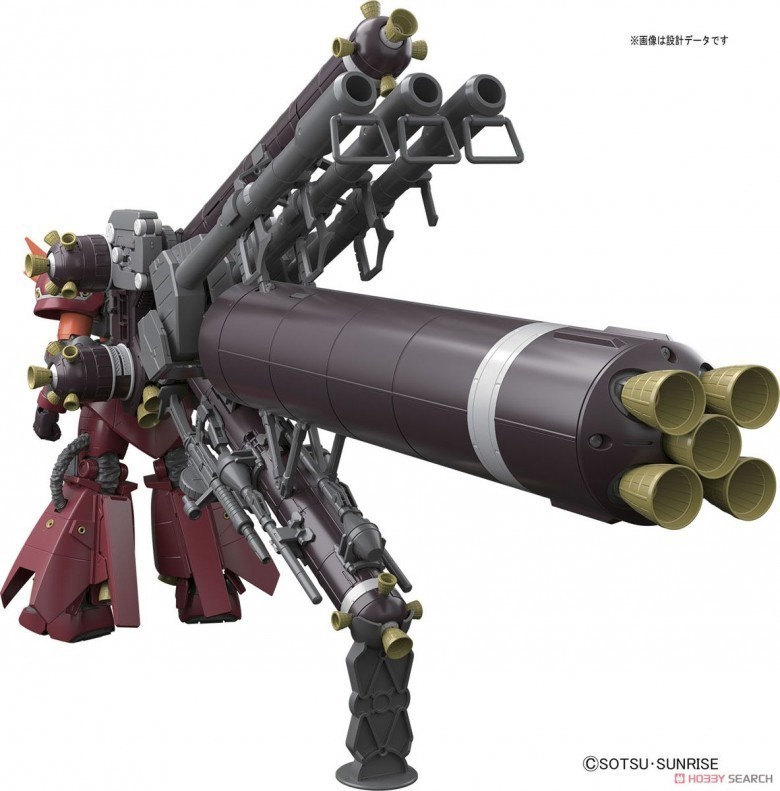 MS-06R Zaku II High Mobility "Psycho Zaku" (Kutudan çıkan ürünü monte ettiğinizde sahip olduğunuz figür)