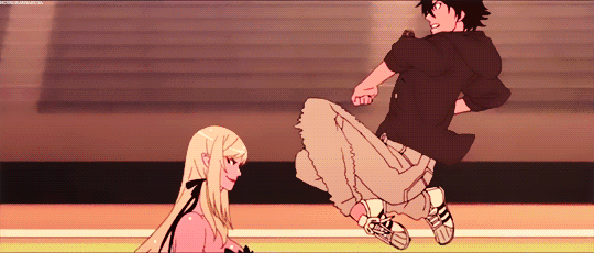 4- Araragi vs Kisshot - Kizumonogatari III