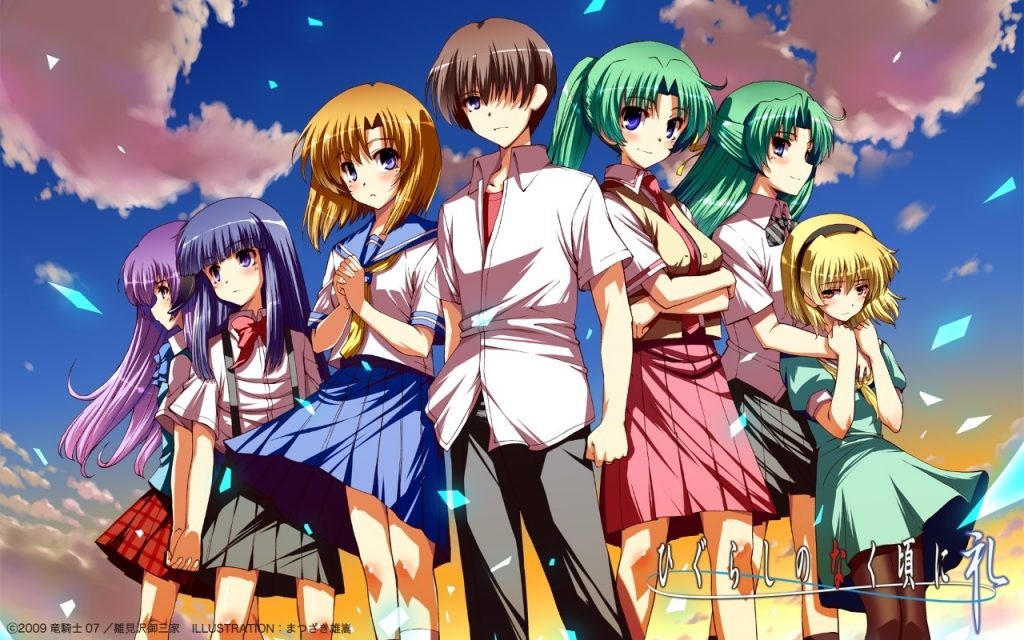 1- Higurashi no Naku Koro ni (312 oy)