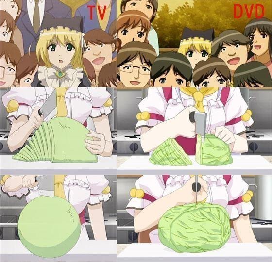 Yoake Mae Yori Ruriiro Na (TV Yayını vs Blu-ray #2)