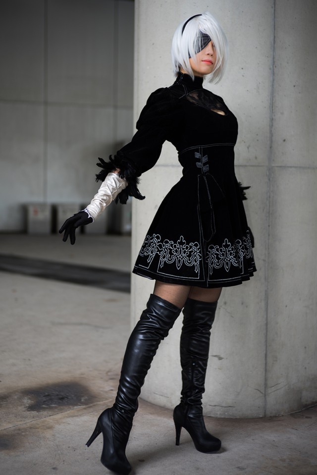 18)Nier: Automata’s 2B (cosplayer Mitosa):