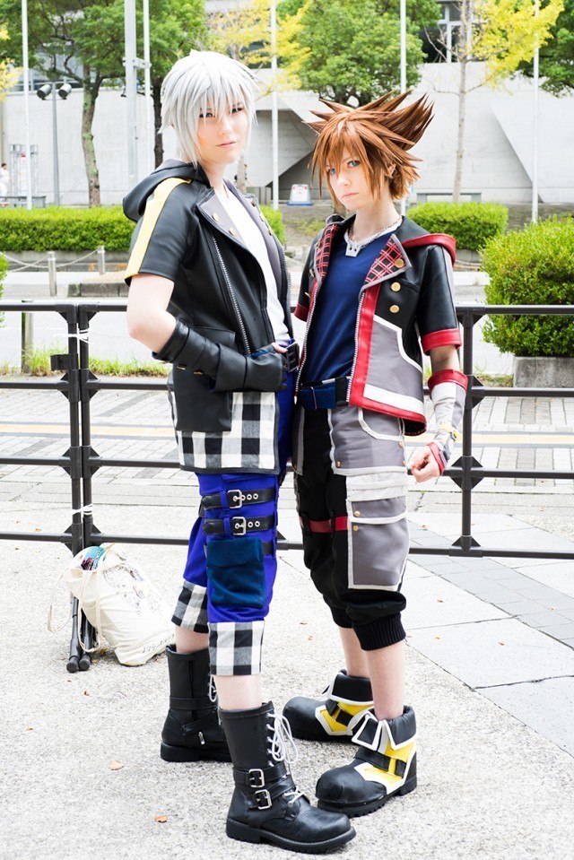 21)Riku (cosplayer Hanna) ve Sora (cosplayer Demu):