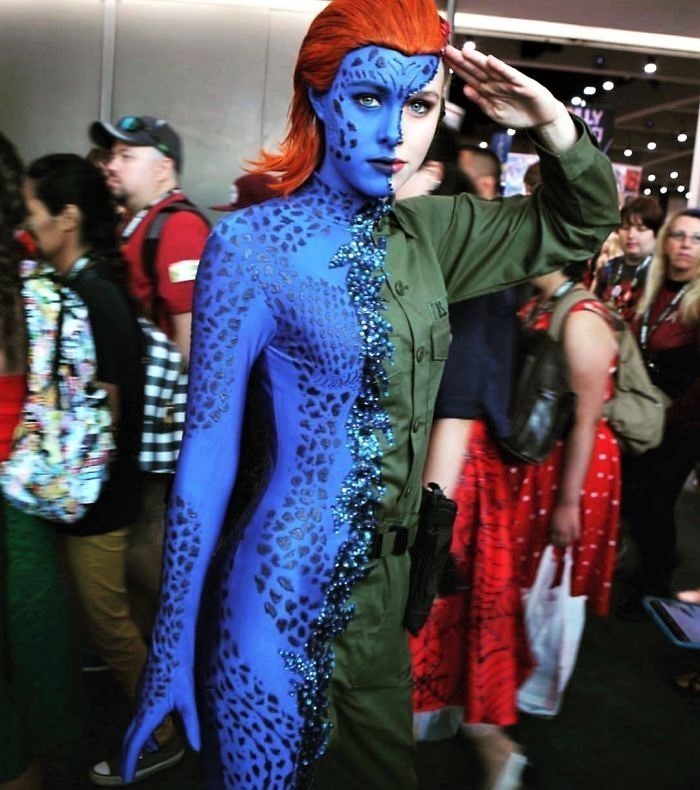 4)Mystique, X-Men: