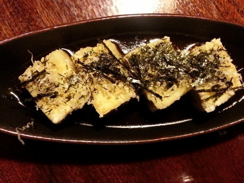 Vejeteryanlar için protein deposu, Agedashi tofu.