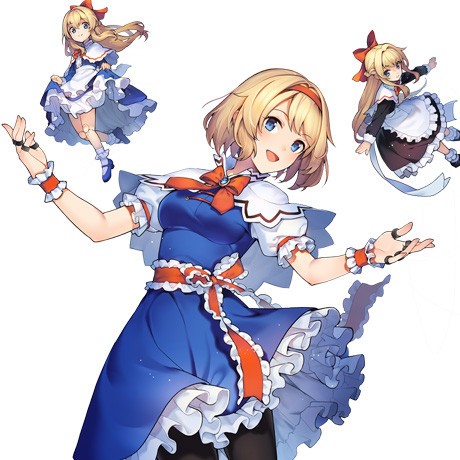 Chiwa Saito'nun seslendirmesi ile Alice Margatroid