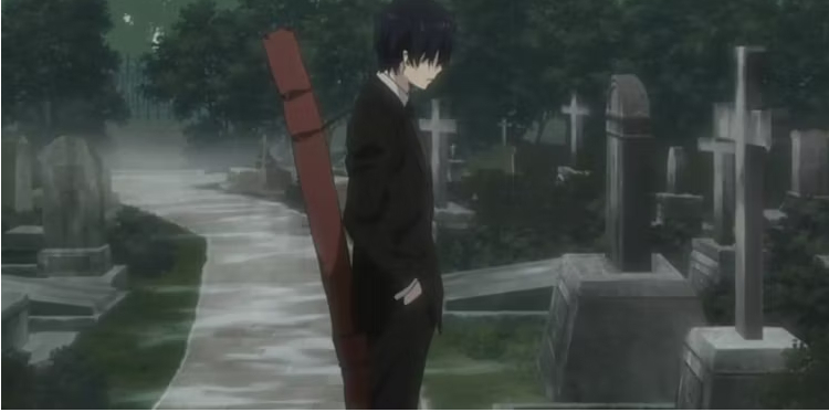 Rin Okumura , Kendisine Değer Veren Tek İnsan İçin Yas Tutmaktadır. (Blue Exorcist)