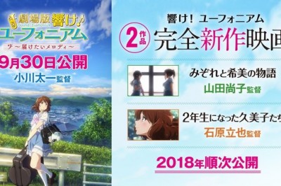 2018 Yılında İki Yeni Hibike! Euphonium Filmi Yapılacağı Açıkladı ~!!
