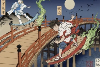 Sanatçı Takumi, Ukiyo-e Sanatıyla Eureka Seven Karakterlerini Resmetti